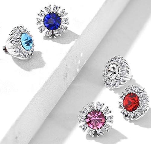 Absolutely Stunning Clear And Fushia Pink Rhinestone Crystal