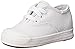 Keds Kids Core Champion LACE Toe Cap Sneaker, White Leather, 6.5 Wide US Unisex Toddler