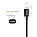 iPhone Charger, Omars Lightning to USB Cable Compatible with iPhone 7 iPhone 7 Plus iPhone 6s 6 Plus 5s 5c 5, iPad Pro, Air 2, iPad Mini 4 3 2, iPod Touch [Apple MFi Certified] Black 3ft