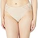 Bali Women's Lace Desire Microfiber Hi Cut, Champagne Shimmer, 6
