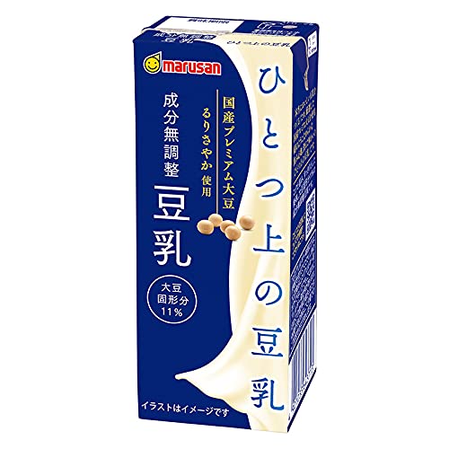 [72本入]マルサンアイ ひとつ上の豆乳 200ml 成分無調整豆乳商品画像