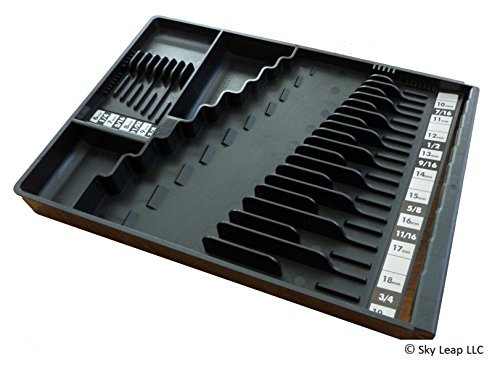 5 Tool+Sorter+Wrench+Organizer+Black