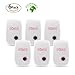 DDUAN [2018 Upgraded] Ultrasonic Pest Repellent Electronic Mice Repeller, Plug in for Bugs and Insects Mice Ant Mosquito Spider Rodent Roach Child and Pets Safe Control (6 Packs) … (white)
