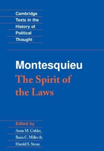 Amazon.com: The Spirit of the Law - Charles Montesquieu (1748