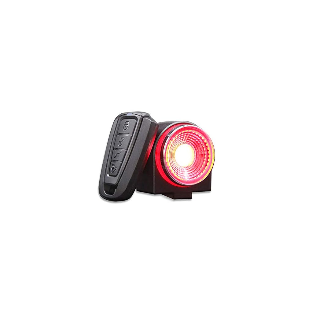 G Keni Bike Alarm Tail Light USB Rechargeable Ultra Bright Rear Bike