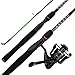 KastKing Brutus Spinning Fishing Rod and Reel Combo, Brute Tuff Composite Rod Blanks, Performance Matched 4+1BB Graphite Reels, Stainless Steel Line Guide w/Zirconium Oxide Ring Guides, EVA Handles