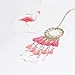 Artilady Small Dream Catcher for Cars - Bohemian Mini Dream Catchers for Cars Rear View Mirror Hanging Decoration (pink)