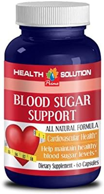 Blood Sugar Support Powerful Cholesterol Fighting Ingredients Plus Dietary Supplement 1 Bottle