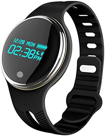 TYAYA E07 Smart Bracelet IP67 Waterproof Pedometer Bluetooth Wristband GPS Fitness Tracker Bluetooth Sync Smartband (Black)