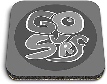 Destination 40087 - Imanes cuadrados de MDF - BW - Colorido Go Surf