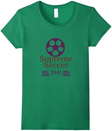 Womens Supreme Soccer 1941 Shirt Large Kelly Green