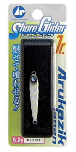 Arukazik Japan(アルカジックジャパン) メタルジグ ルアー ショアグライダーJr. 5.0g #04 ゼブラグローの商品画像