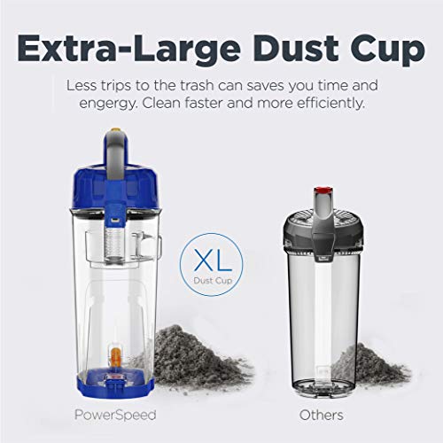 eureka NEU182A PowerSpeed Bagless Upright Vacuum Cleaner, Lite, Blue Pricepulse