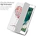 MoKo Case Fit 2018/2017 iPad 9.7 6th/5th Generation - Slim Lightweight Smart-Shell Stand Cover with Translucent Frosted Back Protector Fit Apple iPad 9.7 Inch 2018/2017, Love Tree(Auto Wake/Sleep)
