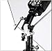 FINEX Full Aluminum OM-18 Pro Flash Hot Shoe Umbrella Holder Adapter Mount with Swivel/Tilt Bracket 3 Section U Shape for Nikon and Canon Speedlight
