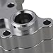 Mxfans 2 PCS Aluminum Alloy SCX0013 Silver Atomik Center Gear Box Mount for AXIAL SCX10 Electric 4WD RC 1:10 Model car