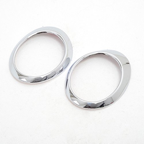 Kadore Car Front Fog Light Cover, Fog Lamp Trim Bezel For Subaru Forester 2009-2012 ABS Chrome 2PCS/SET