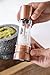 COLE & MASON Derwent Salt Grinder - Copper Mill Includes Gourmet Precision Mechanism and Premium Sea Salt