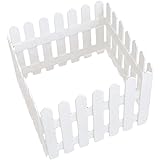 white picket fence folding pet gate