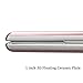 VAV Professional Hair Straightener 1in 3D Floating Plate Ceramic Flat Iron 284℉-446℉ Auto Shut-Off US Plug Rose Gold