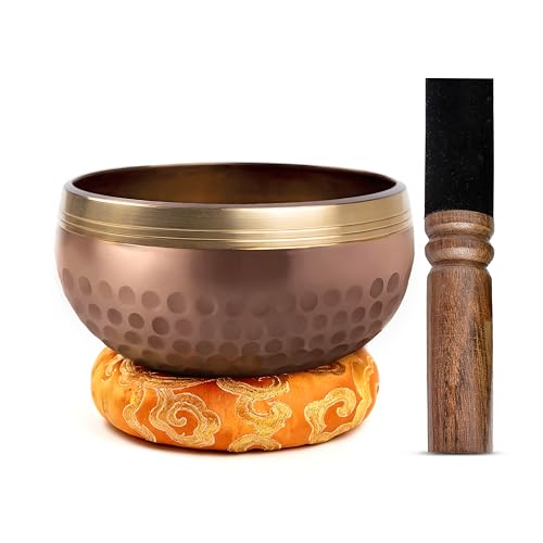 Tibetan Singing Bowl Set Brass