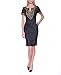SheKiss Women's Dashiki African Bodycon Dresses Bohemian Vintage Print Club Midi V-Neck Pockets