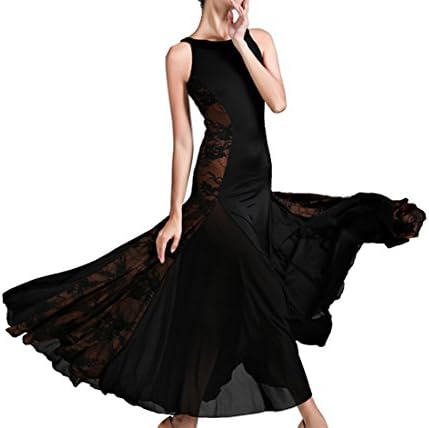Modern dance dress Hollow lace National standard dance Social dance Waltz dress