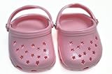 PINK STAR CLOGS DOLL SHOES FOR 18 INCH AMERICAN GIRL DOLLS