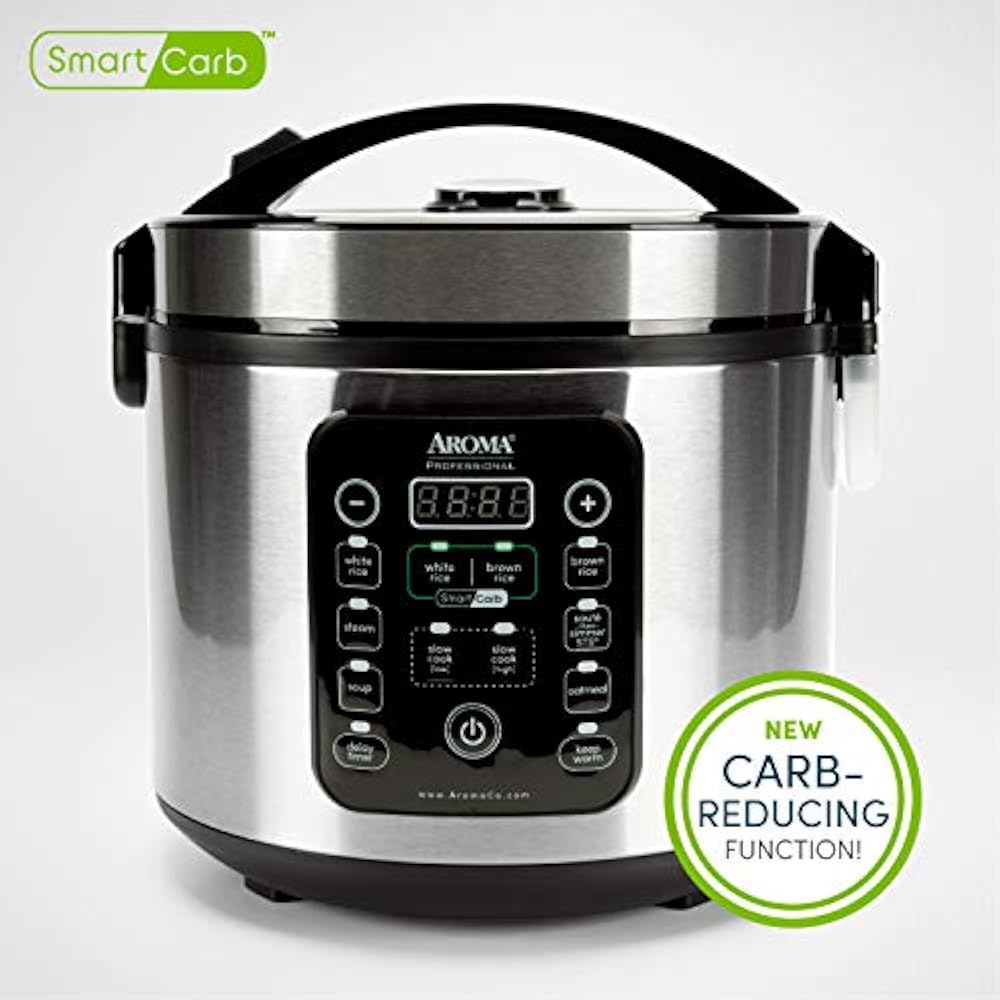 ARC1120SBL Smart Carb, Food Steamer, Multigrain Slow Cooker Keep Warm