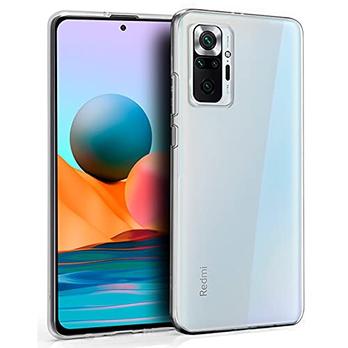 Cool Silicone Case for Xiaomi Redmi Note 10 Pro (Transparent)