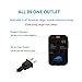 Universal Power Adapter,LAEKER Travel Adapter All in One Worldwide Adaptor Wall Charger AC Power Plug Adapter with Dual USB Charging Ports for USA EU UK AUS (Black)