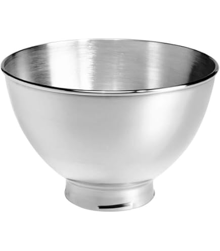 KitchenAid ステンレスボウル 2個アタッチメント3点 Amazon.com: KitchenAid 3 Quart Polished Stainless Steel Bowl