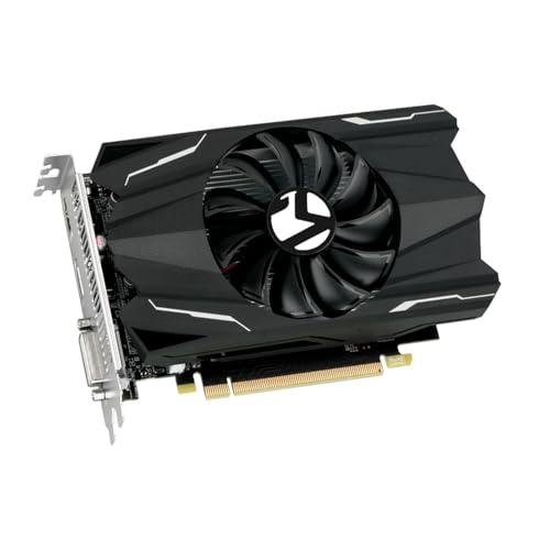 MAXSUN Geforce GTX 1050 Ti 4GB GDDR5 128-Bit Graphics Card for Gaming GPU Mini ITX Design DisplayPort, HDMI, DVI-D, Single Fan Cooling System