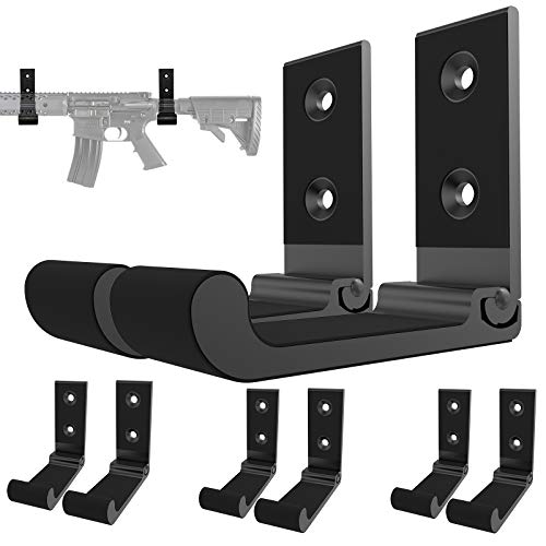 ANTREEMAG Indoor&Outdoor Gun Rack Wall Mount, Soft Rubber Cushion