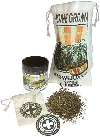 Meowijuana Catnip, Feline Approved, Infused with Maximum Potency Your Cat is Guaranteed to Go Crazy for!
