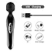 Cordless Wand Massager with 3 Powerful Speeds and 5 Vibration Modes for Shoulder Neck Back Body Massage, Personal Handheld Magic Rechargeable Massager for Muscle Aches - Sports Recovery