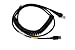 Honeywell CBL-500-300-C00 USB Coiled Cable, Type A, 5V Host Power, 3 m/9.8-ft. Length, Black primary