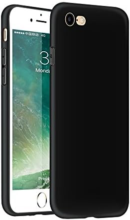 BUANIIH iPhone 7 Case, iPhone 8 Case, Slim Fit Shell Hard Plastic Full Protective Anti-Scratch Resistant Cover Case for Apple iPhone 7 (2016) / iPhone 8 (2017),Black