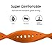 ANCOOL Compatible Gear Sport Band Replacement 20mm Silicone Watch Band Compatible Gear Sport/Galaxy Watch (42mm)/Ticwatch E/Ticwatch 2/Vivoactive 3 Watch - Large Orange