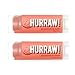 Hurraw! Grapefruit Lip Balm, 2 Pack: Organic, Certified Vegan, Cruelty and Gluten Free. Non-GMO, 100% Natural Ingredients. Bee, Shea, Soy and Palm Free. Made in USA