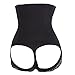 Larry&Marry Butt Lift Booster Booty Lift Panty Tummy Control Enhancer Body Shaper Black XL/2XL(Fit Waist 28