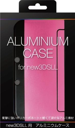 ALLONE new3DS XL Aluminum Metal Case Protector Cover -Pink-