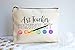 Moonwake Designs Art Teacher Survival Kit Makeup Bag - Art Teacher Gift, Teacher Appreciation, Pencil Holder