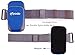 yodo Running Sport Armband with Key Holder,2 Pouches Fits for iPod Nano/Cell Phone iPhone7/8/6S/6/Samsung Galaxy S5 S6 S7 Edge for Workout Exercise Gym Jogging Walking Biking Riding,Royal Blue