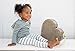 L'ovedbaby Unisex Baby Newborn Organic Leggings, Seafoam Stripe, 0-3 Months