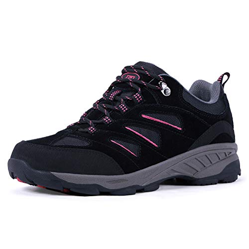 TFO Women's Air Cushion Hiking Shoe Breathable Running Outdoor Sports Trail Trekking Sneaker (9 M US, Black1) - Thumbnail 6