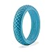 Barbell Bands Silicone Ring For Women | Premium Rubber Wedding Band | Perfect For Fitness, Lifting, Active Lifestyle - Comfortable and Durable