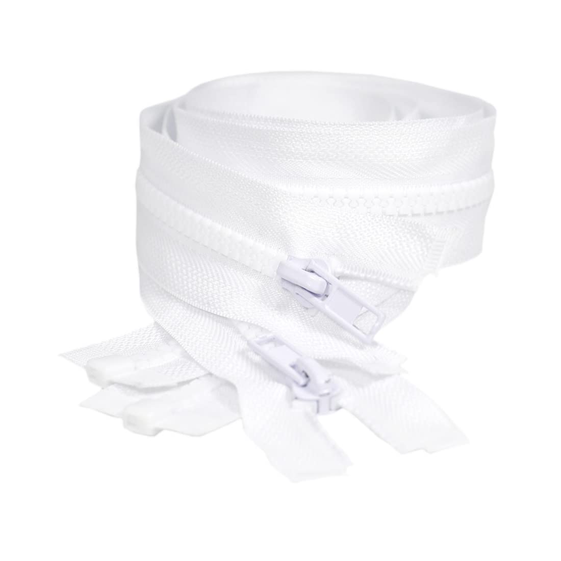 pieces, 8 sizes, 5# separator injected zipper, for jacket, coat sewing, white, black, etc. 20 colors, divisible plastic zipper (101, 50 cm)