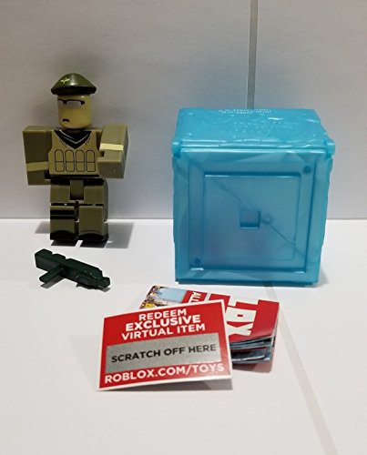 ROBLOX Series 3 Redwood Prison Spec Ops action Figure mystery box + Virtual Item Code 2.5