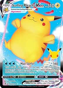 Pokemon Celebrations Surfing Pikachu 